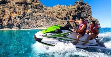 Moto de agua por Tenerife